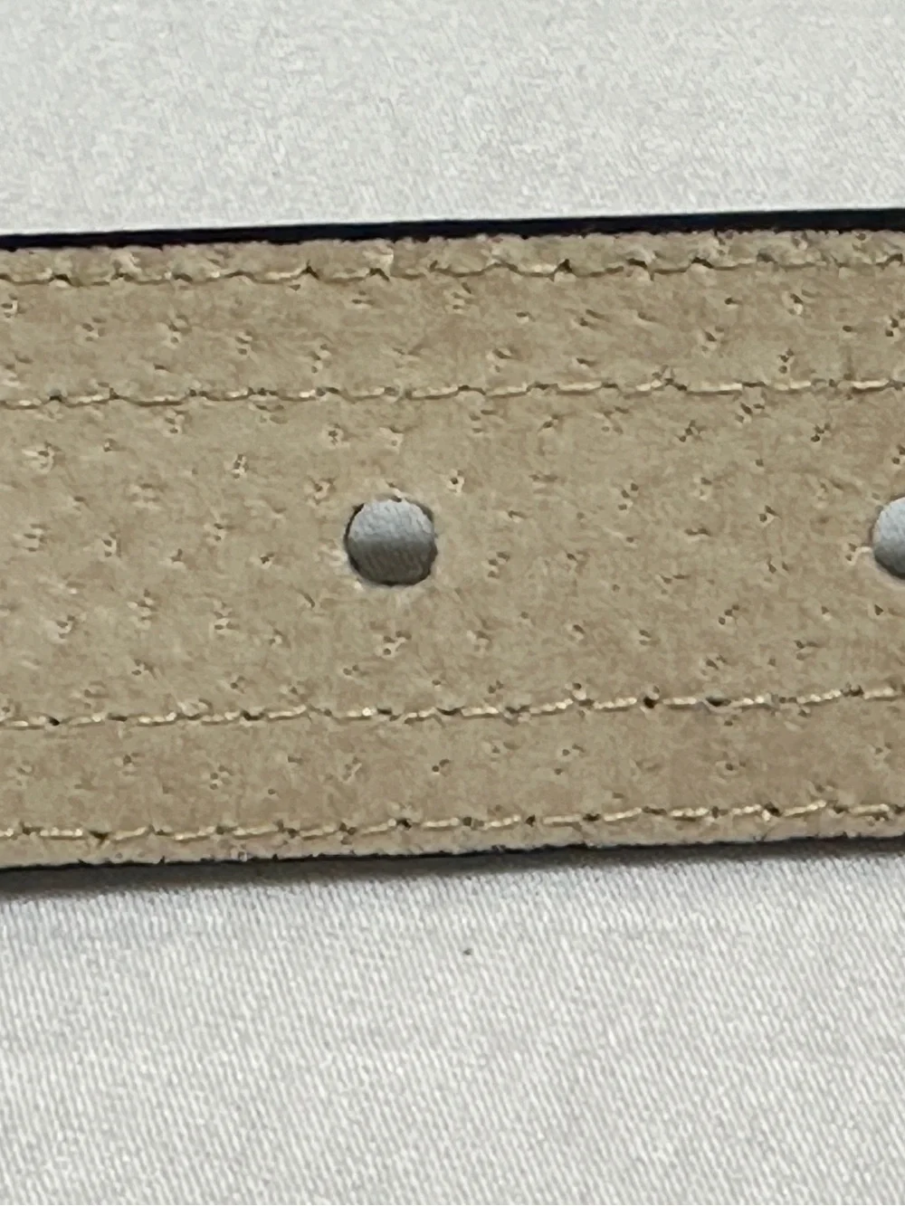 Anne Klein snakeskin-print leather belt